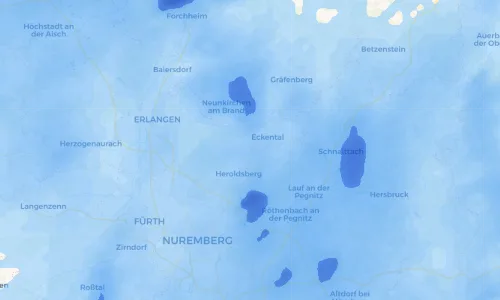 Regenradar Vorschaubild - Aktuelle Niederschläge in Großgeschaidt und Umgebung