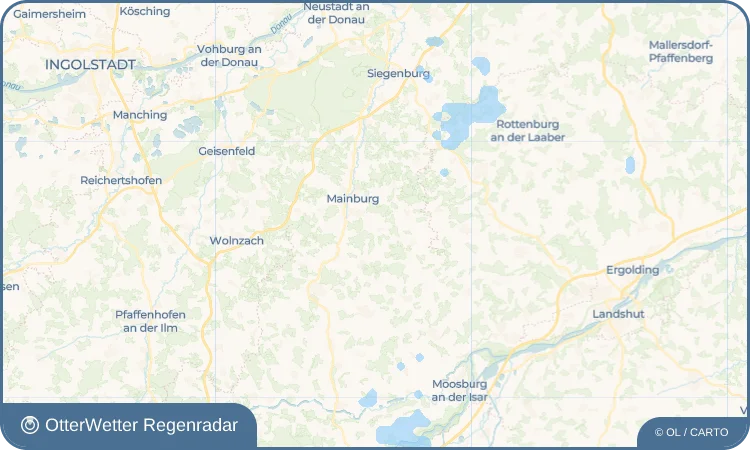 Widget-Vorschau für Großgundertshausen Wetter-Widget-Vorschau mit Vorhersagedaten für Großgundertshausen
