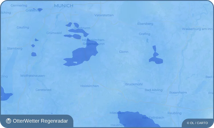 Wetter-Widget-Vorschau mit Vorhersagedaten für Großhelfendorf