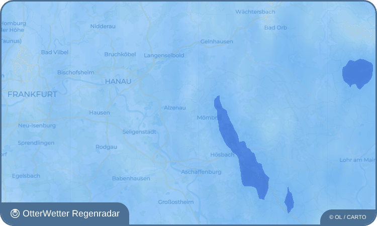 OtterWetter Regenradar-Widget Großhemsbach