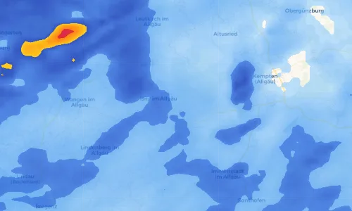 Regenradar Vorschaubild - Aktuelle Niederschläge in Großholzleute und Umgebung