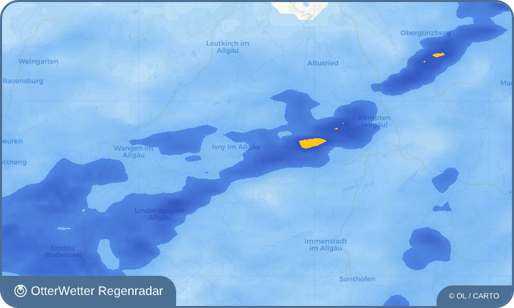 OtterWetter Regenradar-Widget Großholzleute