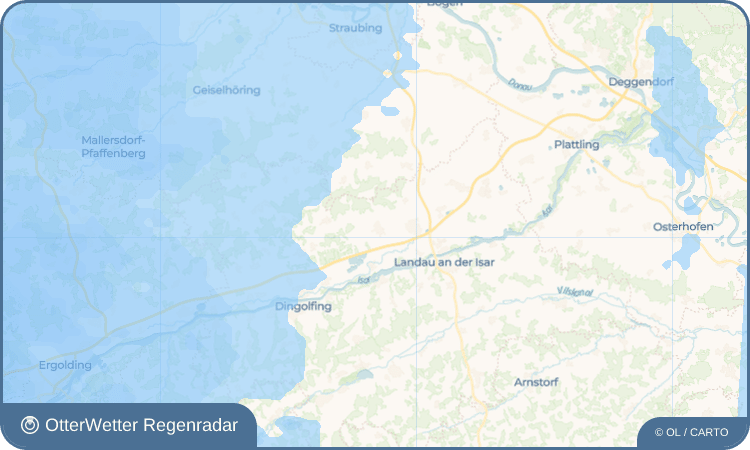 OtterWetter Regenradar-Widget Großköllnbach