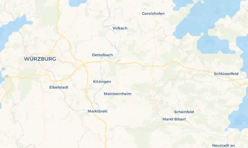 Regenradar Vorschaubild - Aktuelle Niederschläge in Großlangheim und Umgebung
