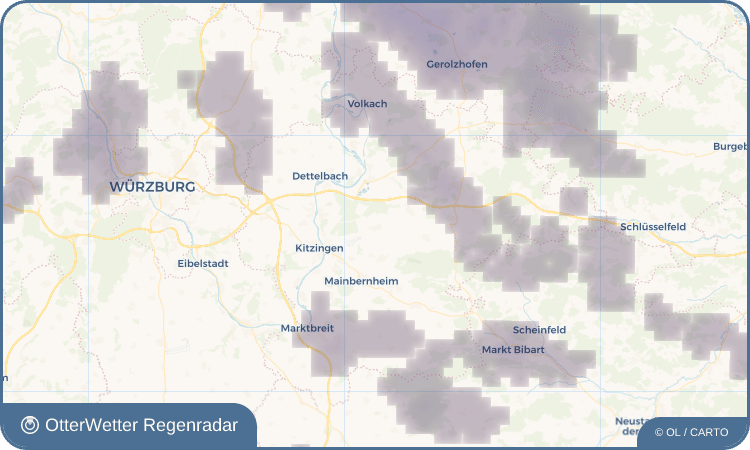 Widget-Vorschau für Großlangheim Wetter-Widget-Vorschau mit Vorhersagedaten für Großlangheim