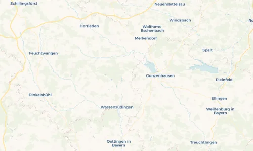 Regenradar Vorschaubild - Aktuelle Niederschläge in Großlellenfeld und Umgebung