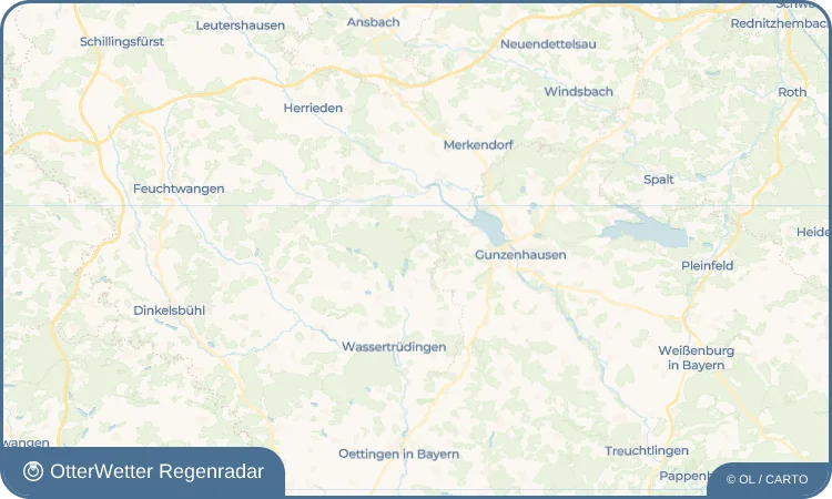 Widget-Vorschau für Großlellenfeld Wetter-Widget-Vorschau mit Vorhersagedaten für Großlellenfeld