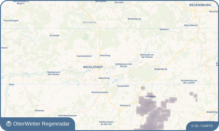 OtterWetter Regenradar-Widget Großmehring