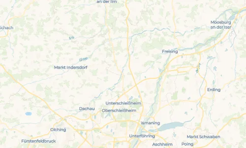 Regenradar Vorschaubild - Aktuelle Niederschläge in Großnöbach und Umgebung