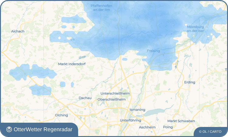 OtterWetter Regenradar-Widget Großnöbach