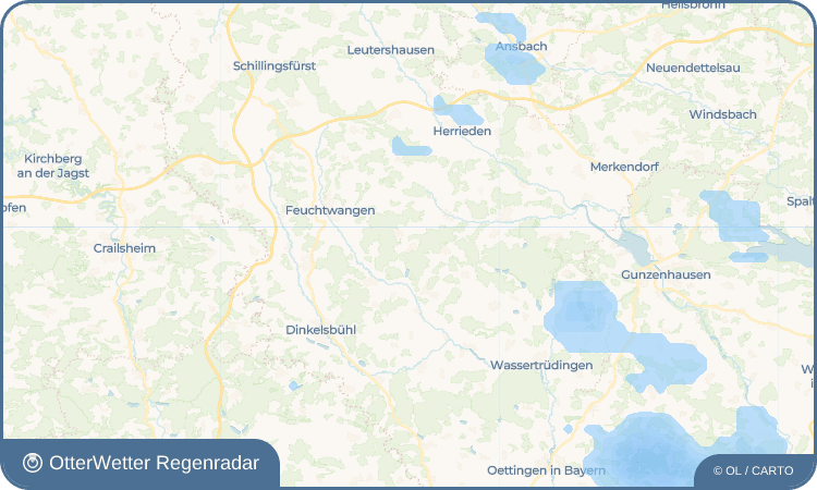 OtterWetter Regenradar-Widget Großohrenbronn