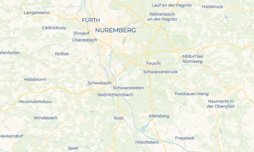 Regenradar Vorschaubild - Aktuelle Niederschläge in Großschwarzenlohe und Umgebung
