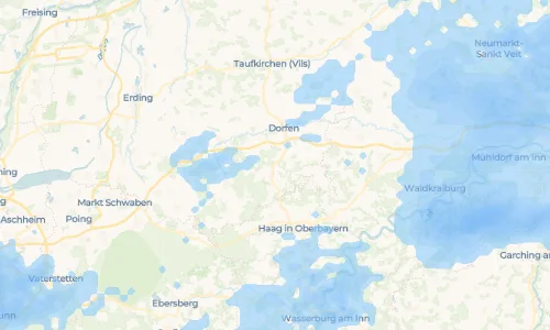 Regenradar Vorschaubild - Aktuelle Niederschläge in Großschwindau und Umgebung