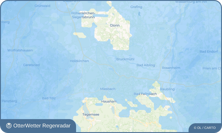 OtterWetter Regenradar-Widget Großseeham