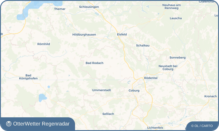 OtterWetter Regenradar-Widget Großwalbur