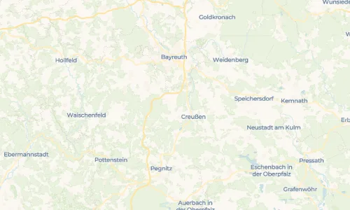 Regenradar Vorschaubild - Aktuelle Niederschläge in Großweiglareuth und Umgebung