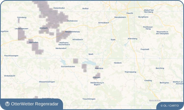 OtterWetter Regenradar-Widget Großweingarten