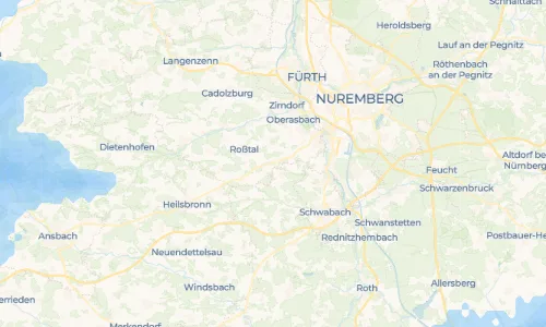 Regenradar Vorschaubild - Aktuelle Niederschläge in Großweismannsdorf und Umgebung
