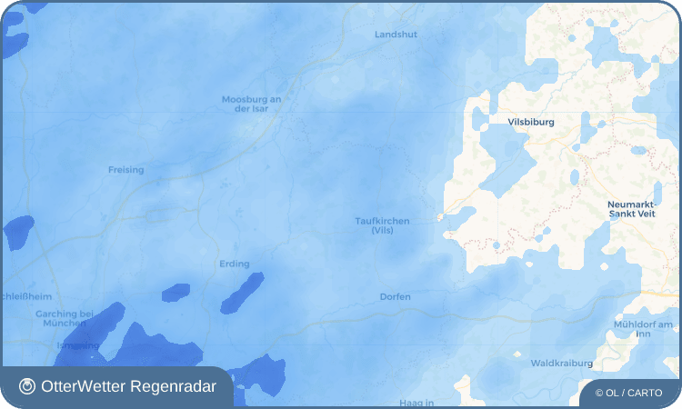 Wetter-Widget-Vorschau mit Vorhersagedaten für Großwimpasing