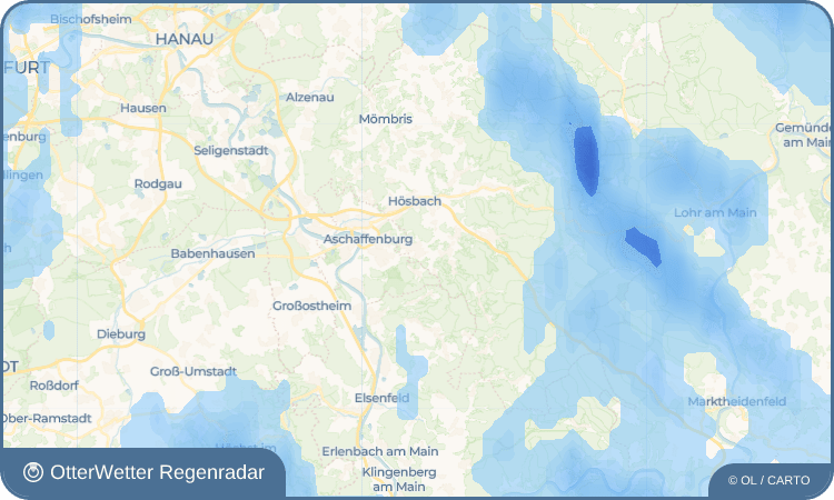 OtterWetter Regenradar-Widget Grünmorsbach