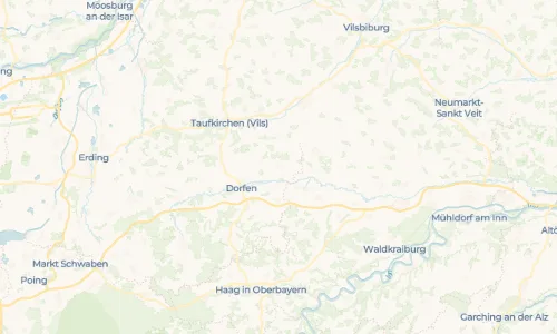 Regenradar-Vorschau: aktuelle Niederschläge in Grüntegernbach und Umgebung