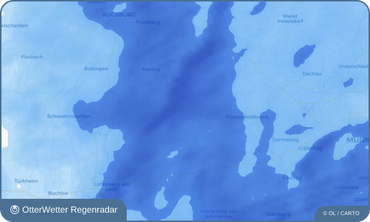 OtterWetter Regenradar-Widget Grunertshofen