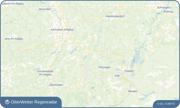 OtterWetter Regenradar-Widget Gschwend