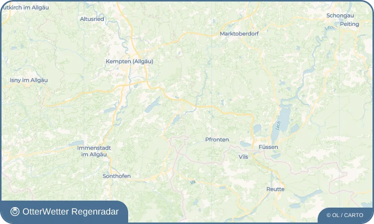 Wetter-Widget-Vorschau mit Vorhersagedaten für Gschwend