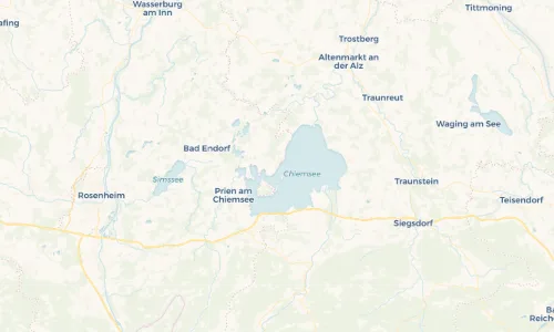 Regenradar Vorschaubild - Aktuelle Niederschläge in Gstadt am Chiemsee und Umgebung