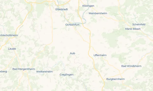 Regenradar Gülchsheim: aktuelle Niederschläge in Gülchsheim und Umgebung, Stand 23. Oktober 2026 um 6:50 Uhr