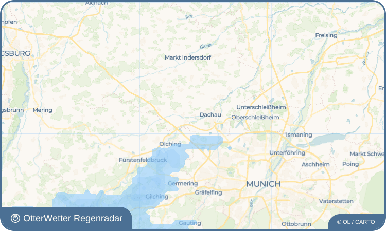 OtterWetter Regenradar-Widget Günding