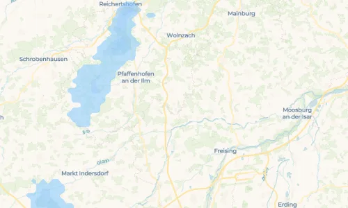 Regenradar Vorschaubild - Aktuelle Niederschläge in Güntersdorf und Umgebung