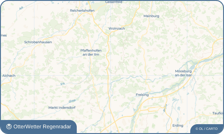 OtterWetter Regenradar-Widget Güntersdorf