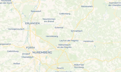 Regenradar Vorschaubild - Aktuelle Niederschläge in Günthersbühl und Umgebung
