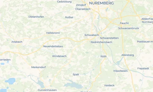 Regenradar Vorschaubild - Aktuelle Niederschläge in Günzersreuth und Umgebung
