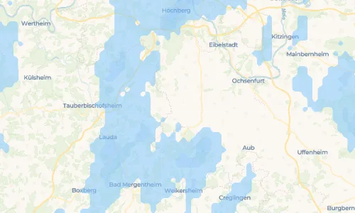 Regenradar Vorschaubild - Aktuelle Niederschläge in Gützingen und Umgebung