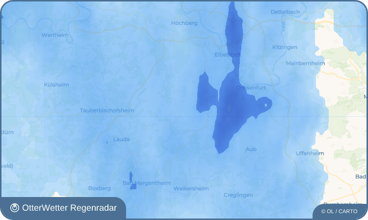 OtterWetter Regenradar-Widget Gützingen