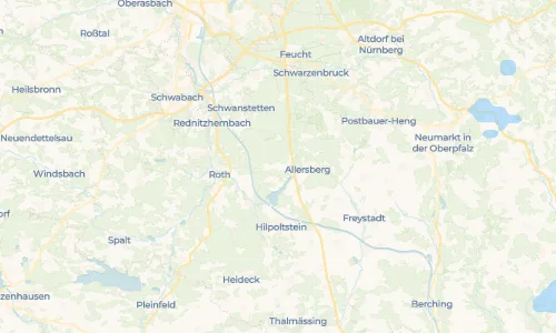 Regenradar Vorschaubild - Aktuelle Niederschläge in Guggenmühle und Umgebung