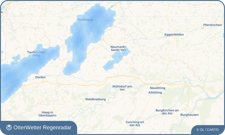 OtterWetter Regenradar-Widget Gumattenkirchen