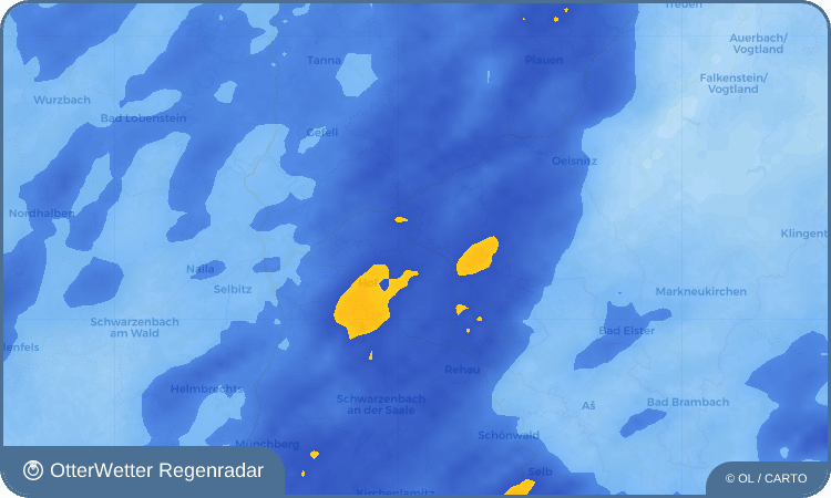 OtterWetter Regenradar-Widget Gumpertsreuth
