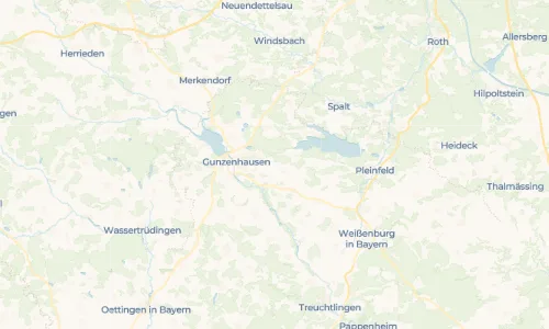Regenradar Vorschaubild - Aktuelle Niederschläge in Gundelshalm und Umgebung