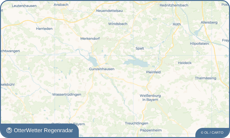 OtterWetter Regenradar-Widget Gundelshalm