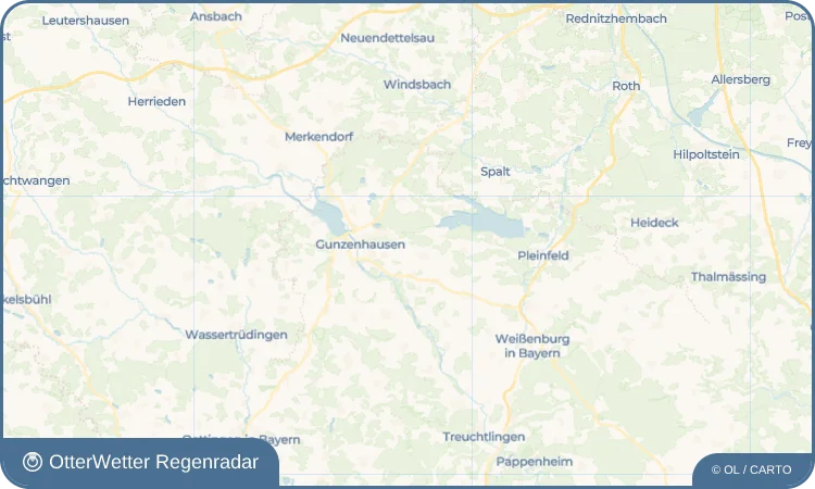Wetter-Widget-Vorschau mit Vorhersagedaten für Gundelshalm