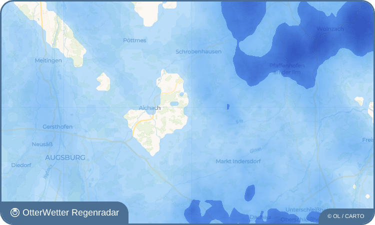 OtterWetter Regenradar-Widget Gundertshausen