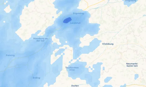 Regenradar Vorschaubild - Aktuelle Niederschläge in Gundihausen und Umgebung