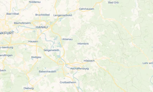 Regenradar Vorschaubild - Aktuelle Niederschläge in Gunzenbach und Umgebung