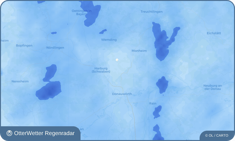 Wetter-Widget-Vorschau mit Vorhersagedaten für Gunzenheim