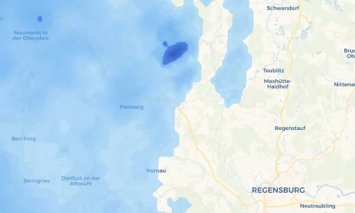 Regenradar Vorschaubild - Aktuelle Niederschläge in Gunzenhof und Umgebung