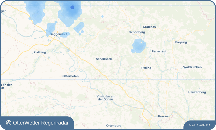 OtterWetter Regenradar-Widget Gunzing