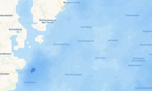 Regenradar Vorschaubild - Aktuelle Niederschläge in Gutenhard und Umgebung